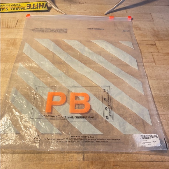 Off-White x Virgil Abloh 'Pouch' Double Pouch Zip Wristlet Clutch ! - Picture 12 of 12